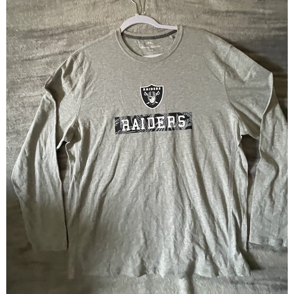 Tommy Bahama NFL Oakland Las‎ Vegas Raiders Team Logo Collection Shirt Men Large